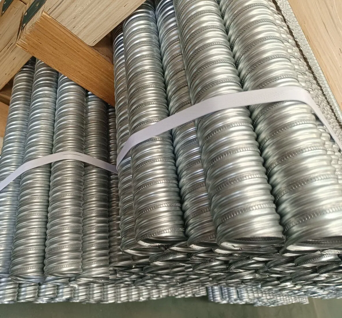 50mm Galvanized Material Corrugated Duct Post Tensioning Corrugated Slab for Pre-Stressed Concrete Bridge Construction