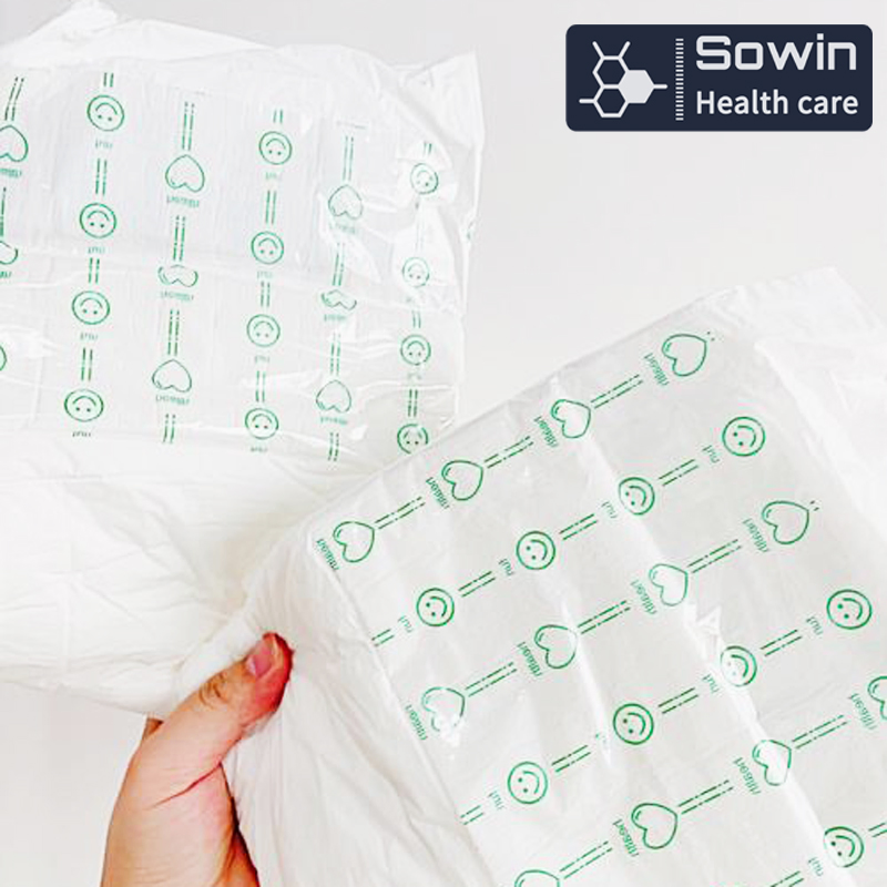 Elastic Surround PE Non-Woven Backsheet Adult Diaper with Frontal