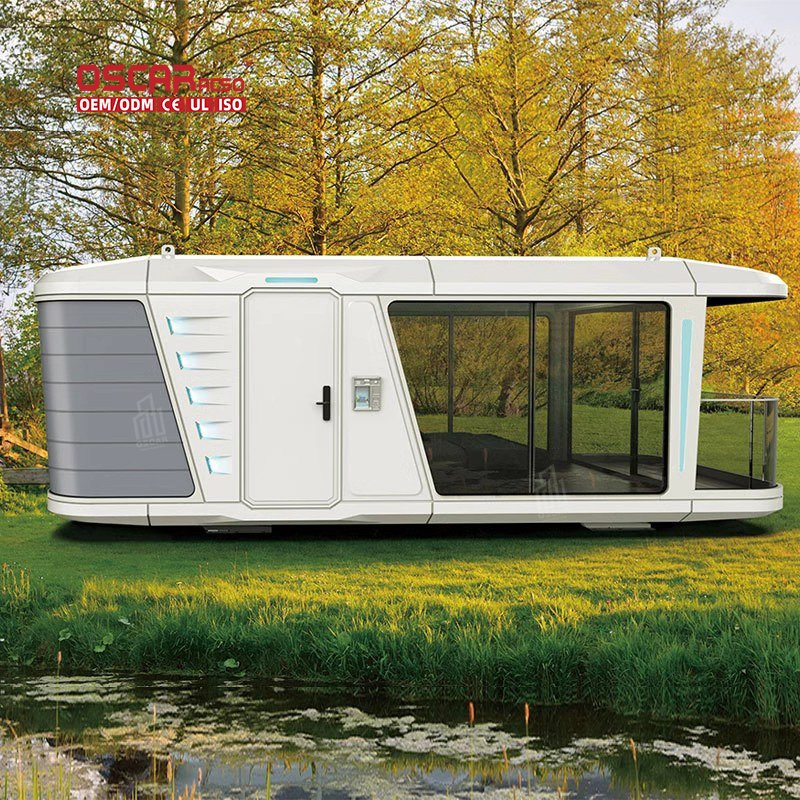 Double Soundproof Sleep Future Capsules China Prefabricated Space House Bedroom Office Hotel Space Capsule House