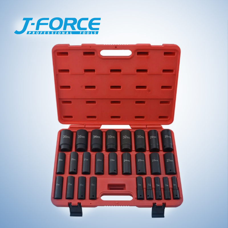 Набор ударных головок 1/2'' 26PCS для тяжелой техники