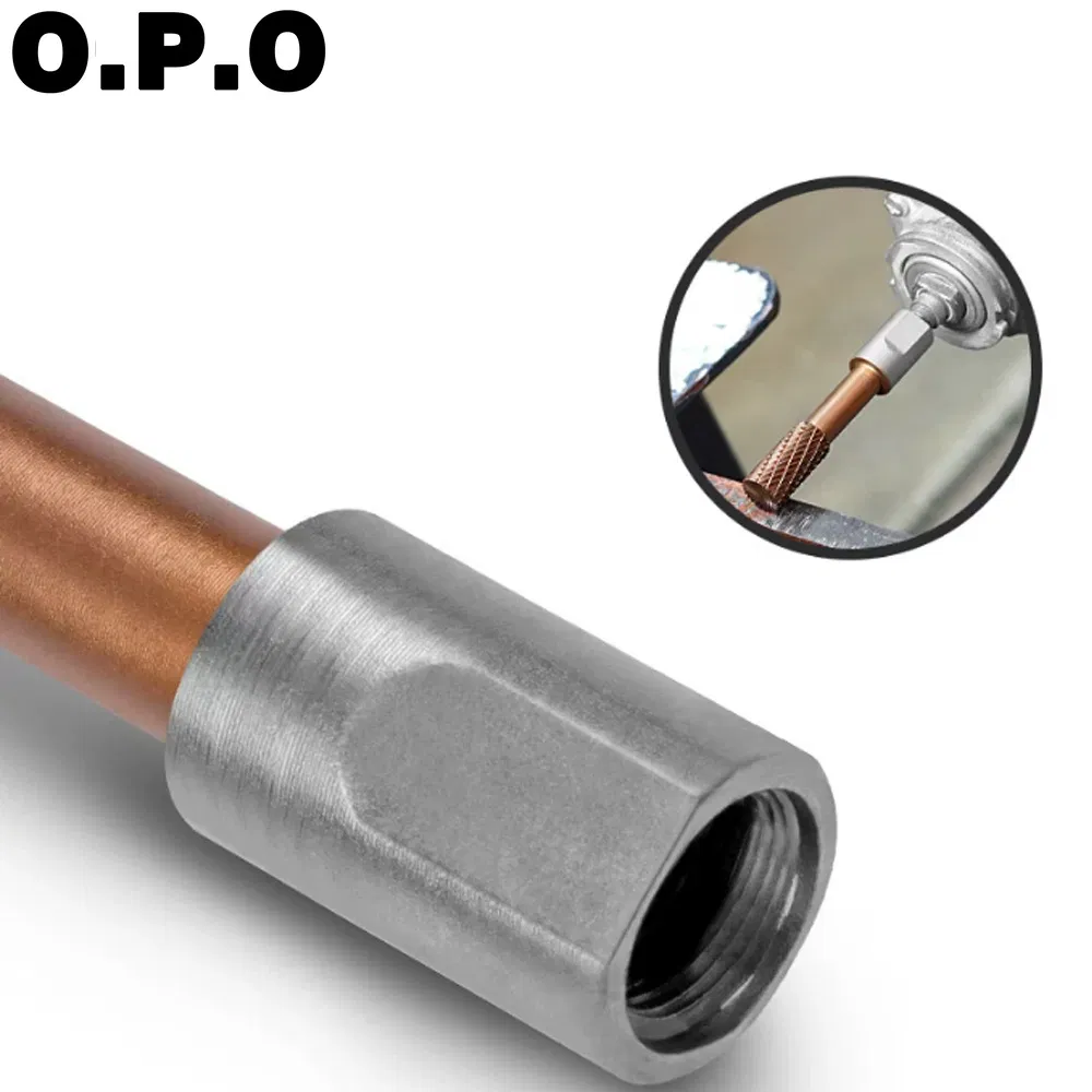 Stock 1/4'' Double Cut Tungsten Carbide Rotary Burr Die Grinder Shank Bit Set