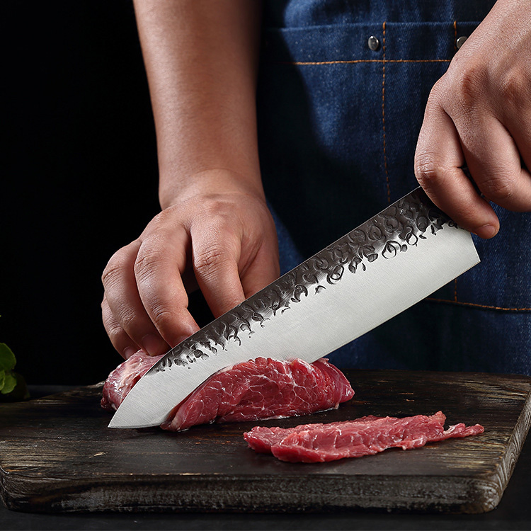 Ds-2935 Serbian Cleaver Knife 50cr15MOV Germany Steel Kitchen Chef Knife Factory Wholesale