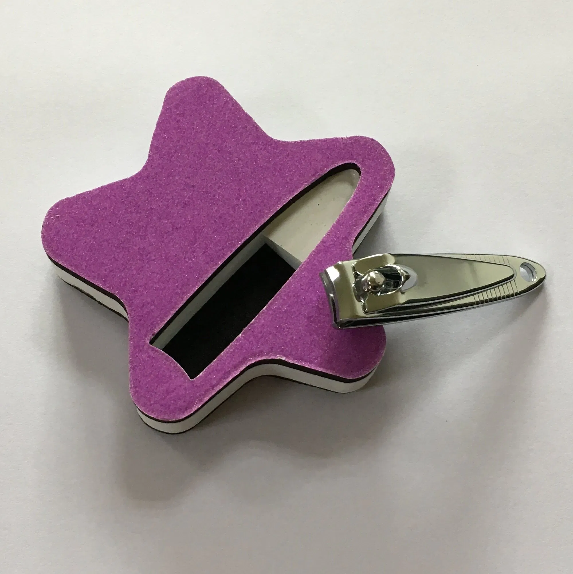 Small Nail Clipper Set with Star EVA Nail Buffer