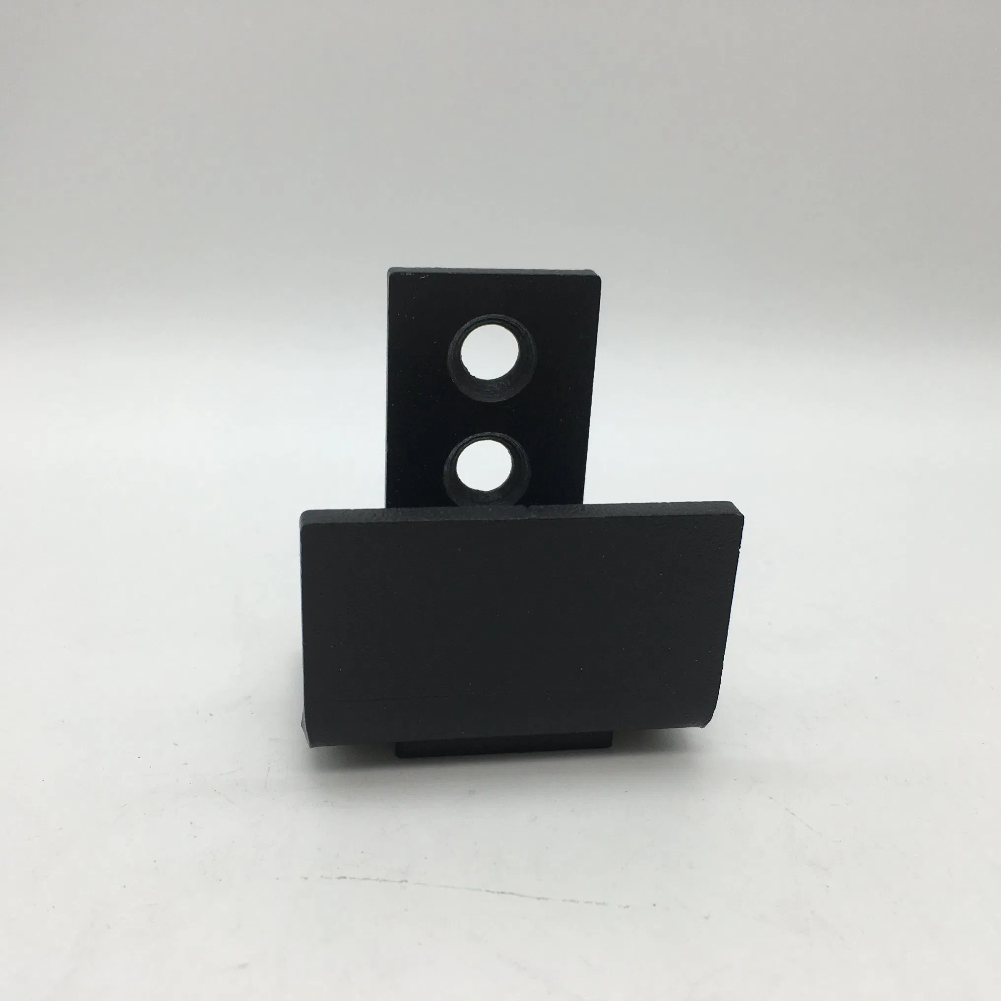 Black Coated Roller Hardware Barn Door Floor Guide Adjustable with Accessories