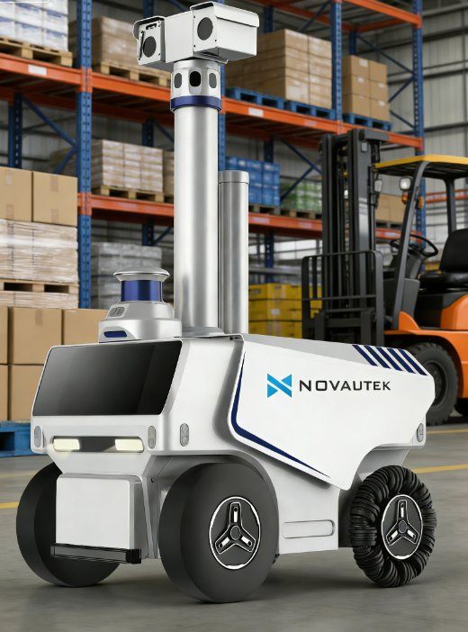 Ai Security Patrol Robot with 3D Slam Navigation Wireless Charging and Thermal Imaging