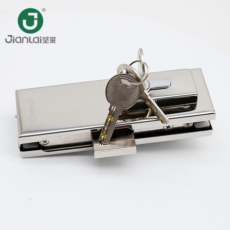 Hot Sale Style Tempered Glass 10mm Door Lock Patch Fitting