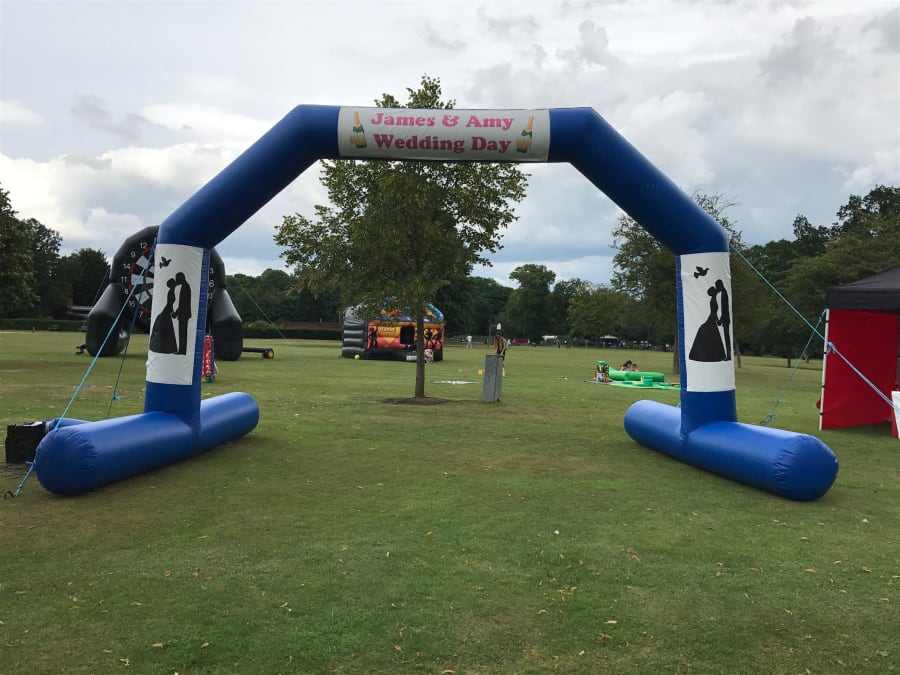 Outdoor inflatable entrance arch inflatable race start finish line arch for sports advertising event
