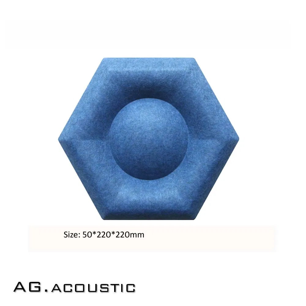 AG. Acoustic Decorative Material 3D Polyester Fiber Acoustic Wall Tiles