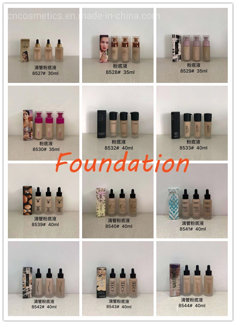 3 Colors Long Lasting Full Coverage Makeup Liquid Foundation Private Label Waterproof Moisturizing Matte Foundation