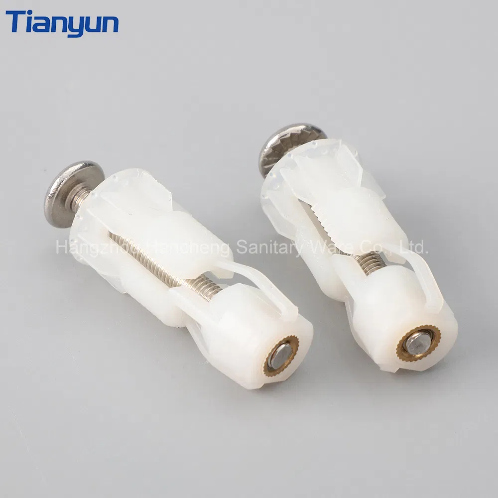 UF/PP/MDF Toilet Cover Installation Accessories Plastic Expansion Screw Toilet Screw