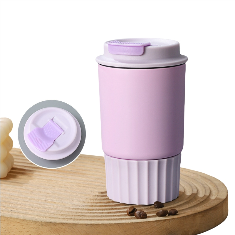 Handleless Stainless Steel Insulated Thermal Tumbler Wine Cup Double Wall Durable Coffee Mug