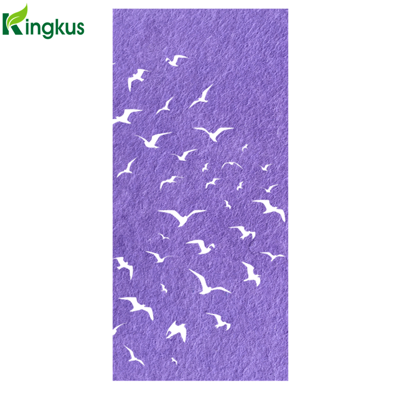 Carved Cubic Polyester Soundproof Room Divider Privacy Pet Acoustic Screen Panels