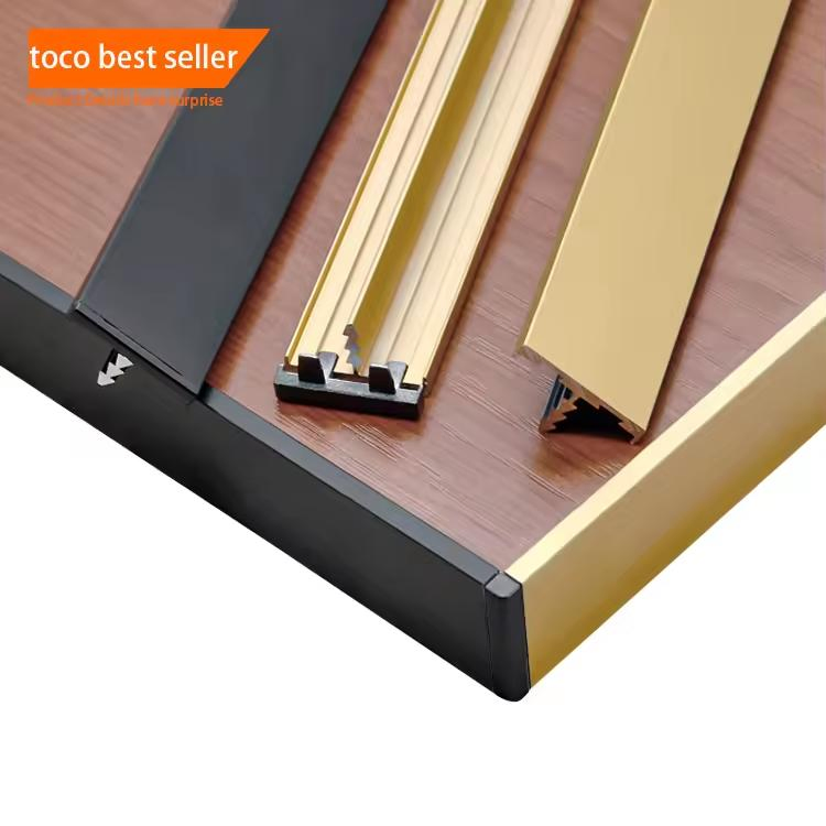 Top Selling Corner Aluminum Alloy Profile Square Edge Tile Trim