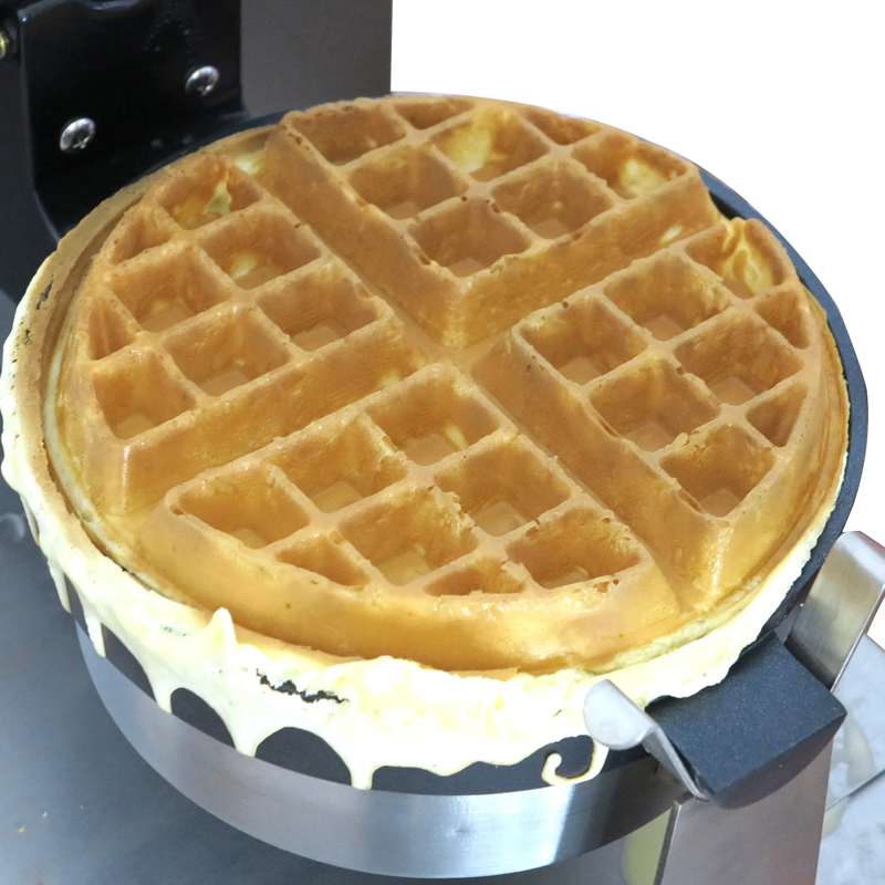 Electric Rotating Waffle Stick Maker for Delicious Treats Sandwich Maker Waffle Maker Electric Commercial Belgian Egg Waffle Maker Waffle Iron for Ice Cream Con