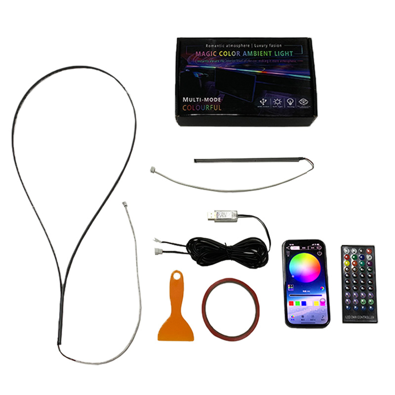 USB RGBW неоновая подсветка для салона автомобиля