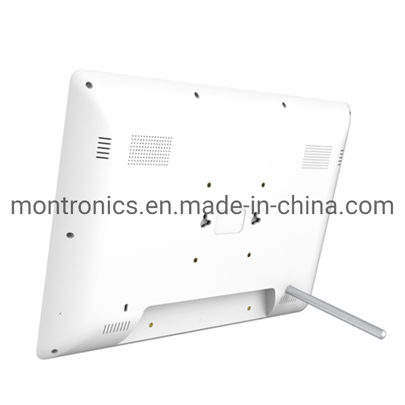 15.6 Inch Remote Control Video Picture Frame Auto Play Video Digital Photo Frame Black White Color