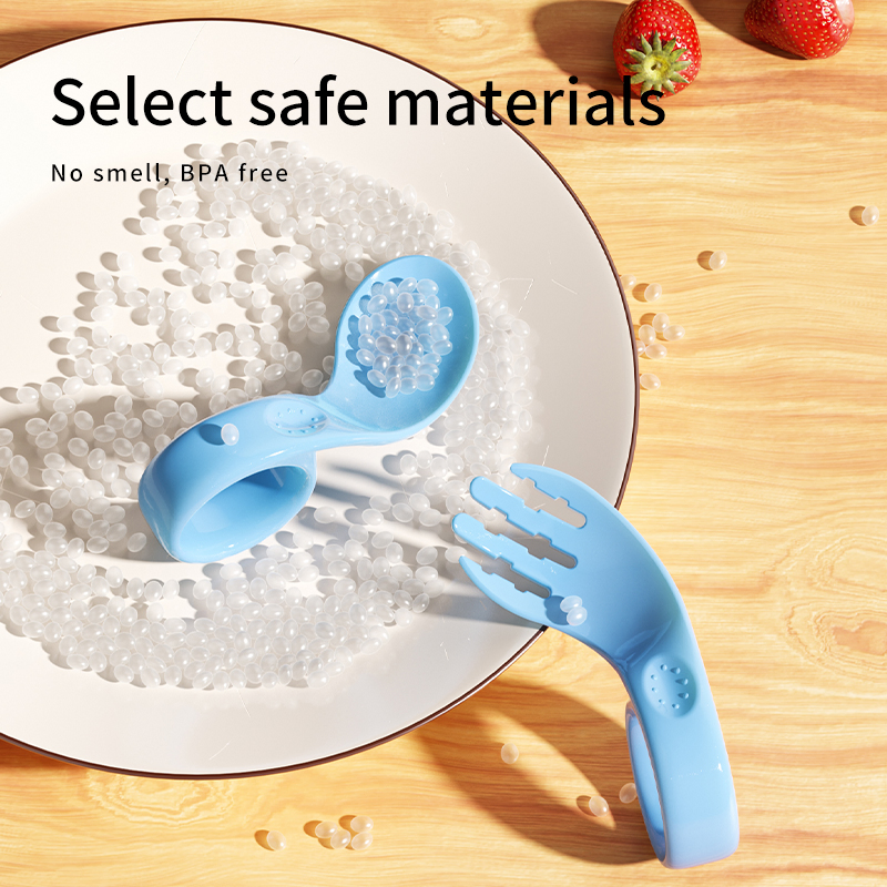 Non-Toxic Silicone Spork for Safe Eating by Kids