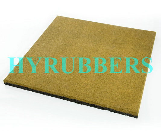 Safe-Play Recycled Rubber Crumb Tile, Rubber Floor Tile, Rubber Floor