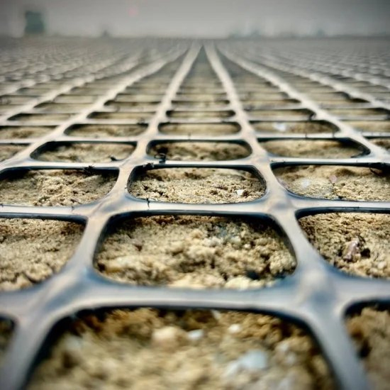 Road Driveway Construction Material 30kN Plastic PP Biaxial Geogrid