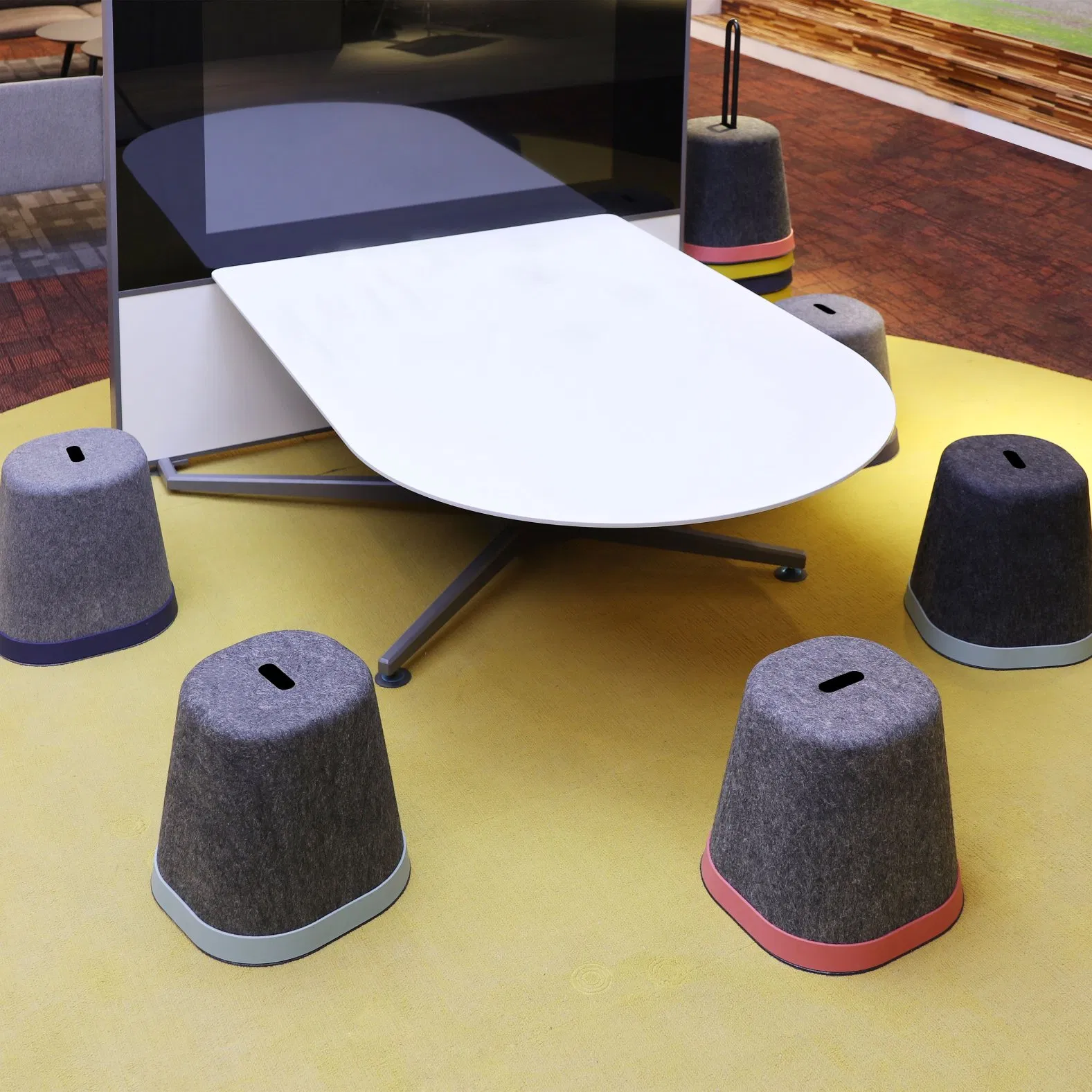 100% Polyester Fiber Laundry Basket Dirty Clothes Basket Buck Basket