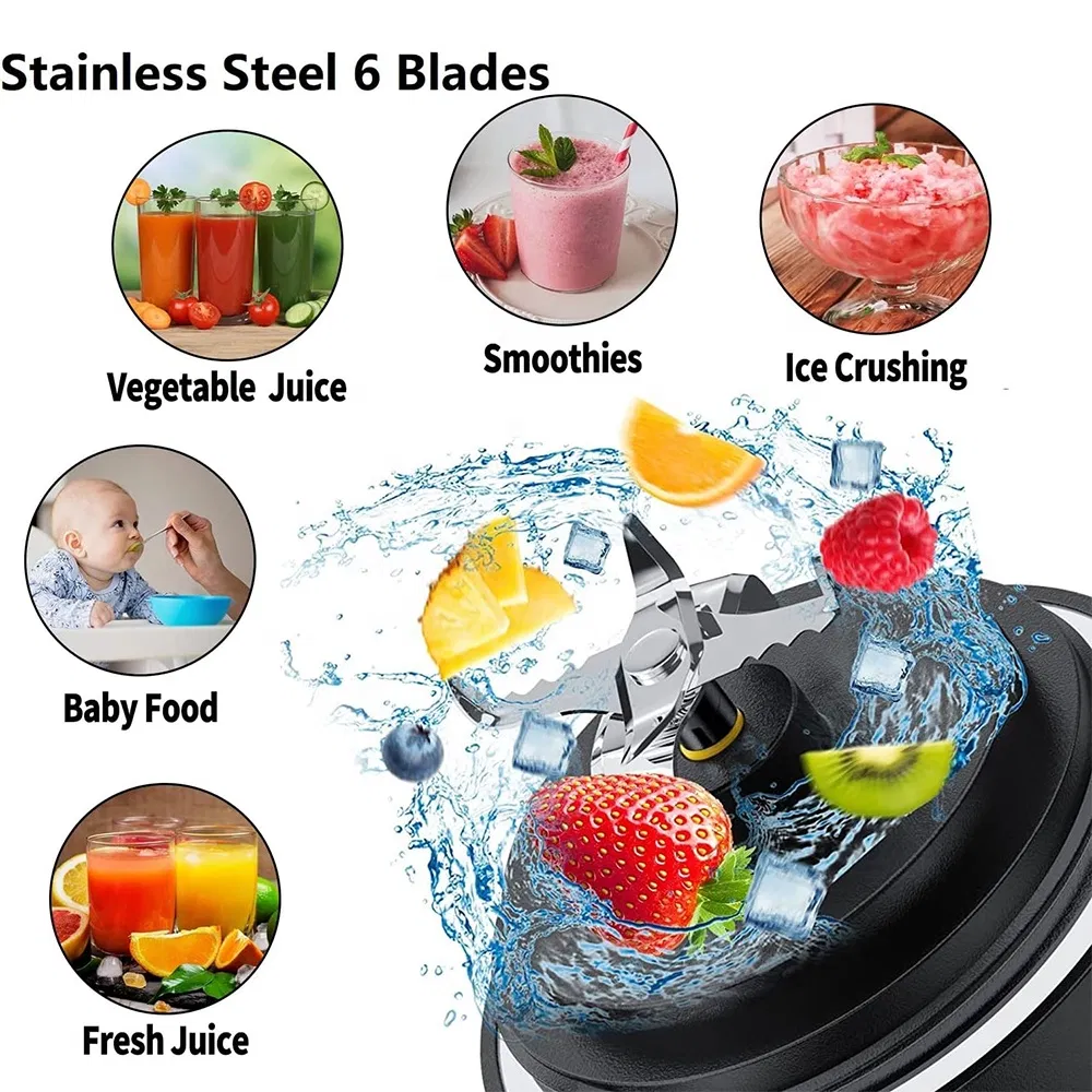 Home Appliance Stock Kitchen Chopper Fruit Juice Hand Portable Mini Smoothie Blender Machine Citrus Juicer