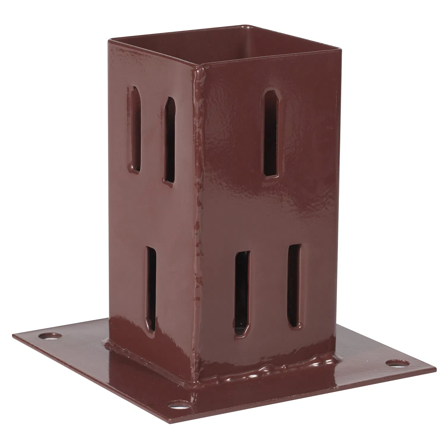 Galvanized / Powder Painted Post Support or Ground Anchor Plate