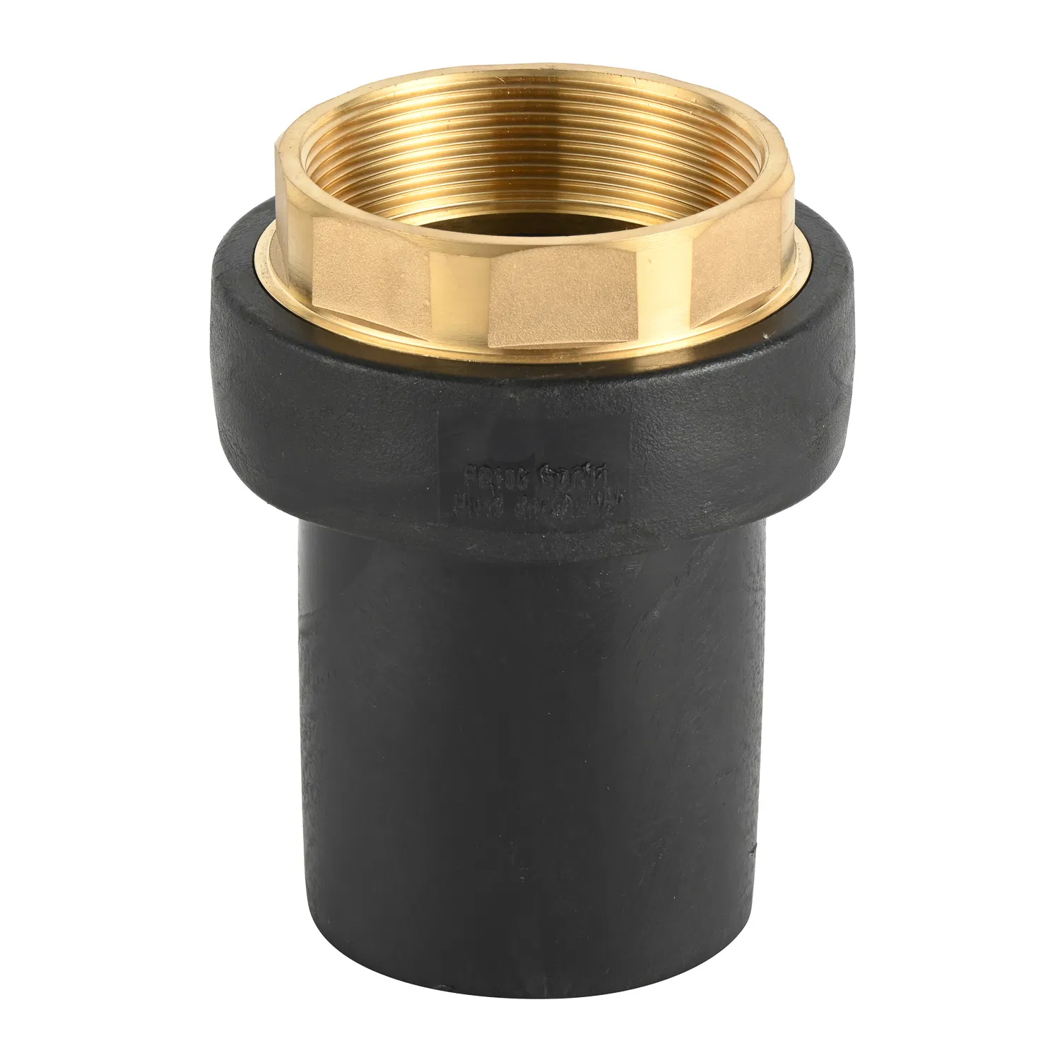 Male PE-Brass Adapter Transition for HDPE Water Supply Pipes