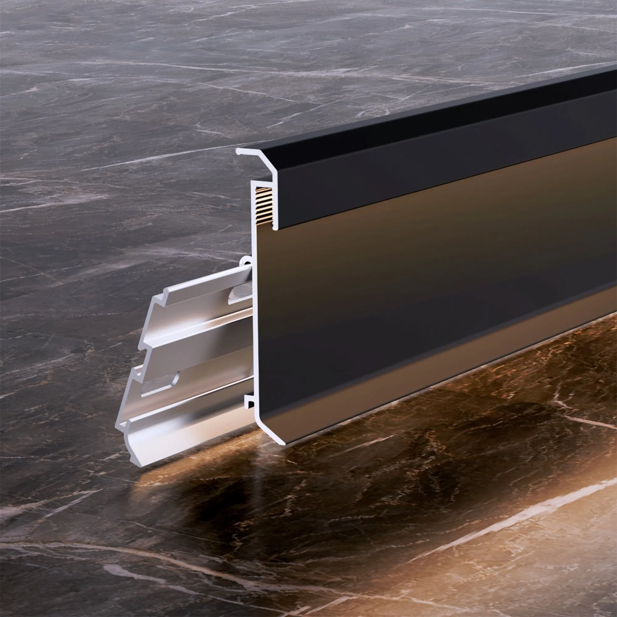 Hot Sale LED Lighting Aluminum Baseboard Aluminum LED Strip Skirting