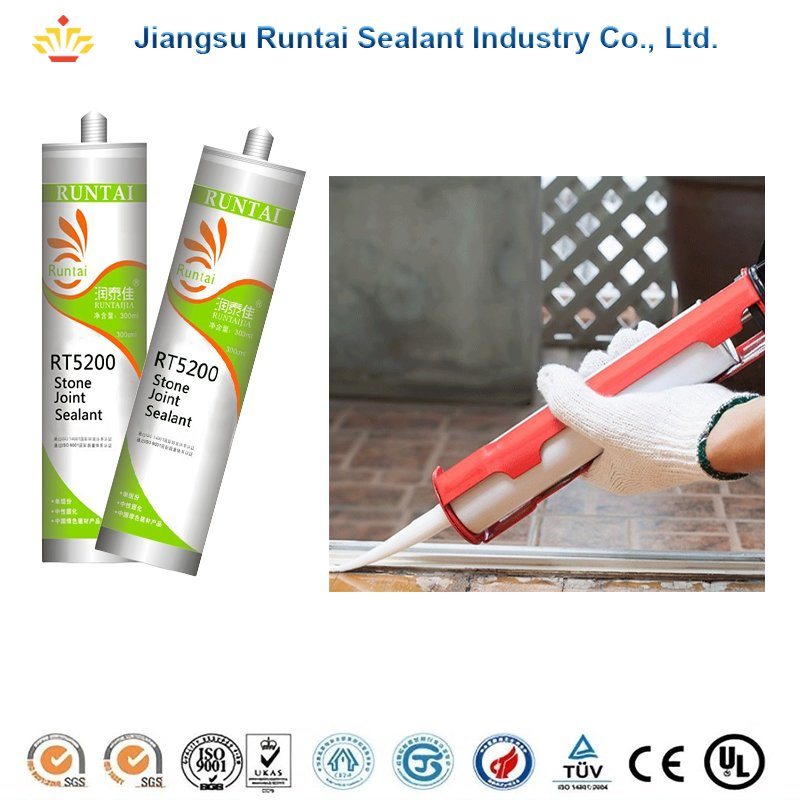 Flexible Weatherproof Silicone Adhesive Glue for Professional and Home Marble Stone Sealing Bonding Projects