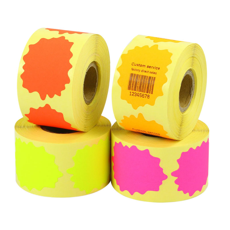 Custom Irregular Round Shape Stickers for Unique Branding