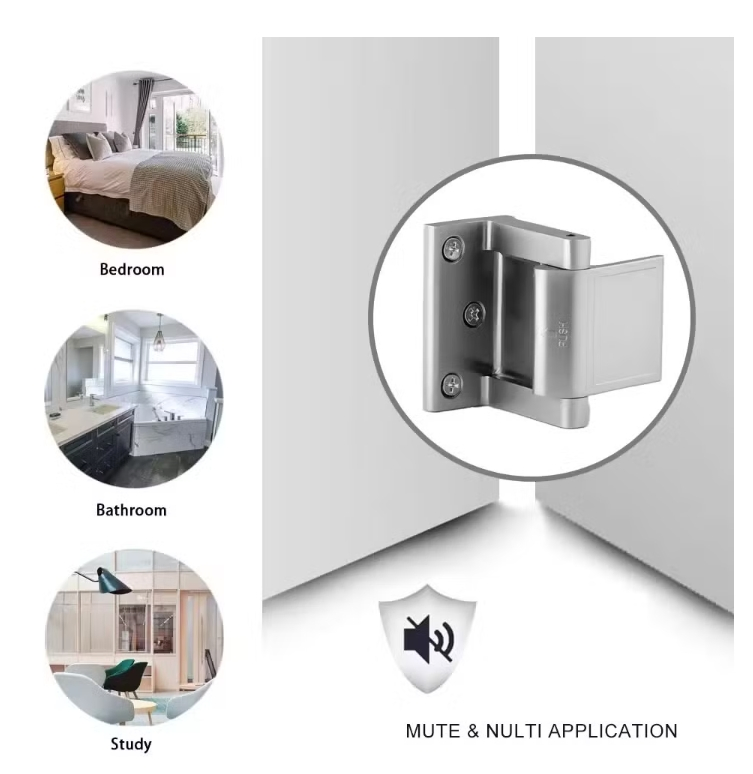 Mdsf02-Sn Die-Cast Zinc Security Latch, Satin Nickel Finish