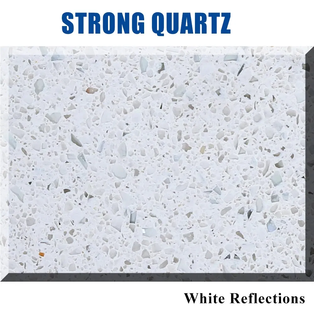 Red Star/Sparkle Artificial Quartz Stone Countertop