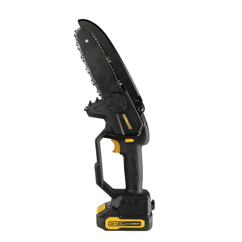 Powerful Lithium Battery 6-Inch Mini Brushless Chainsaw for Efficient Cutting
