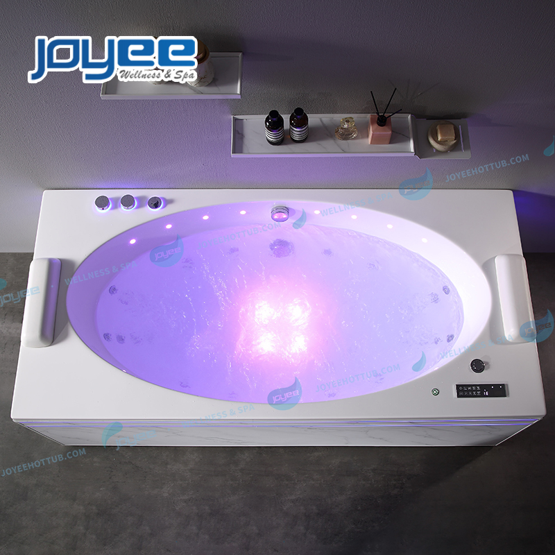 Угловая гидромассажная ванна Joyee с LED-подсветкой