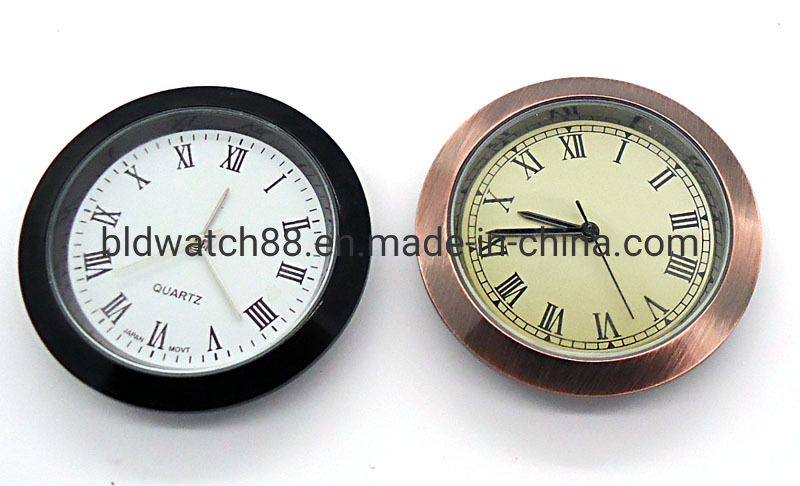 Promotion Gift Metal Clock Insert with Japan Movement (34.5mm)
