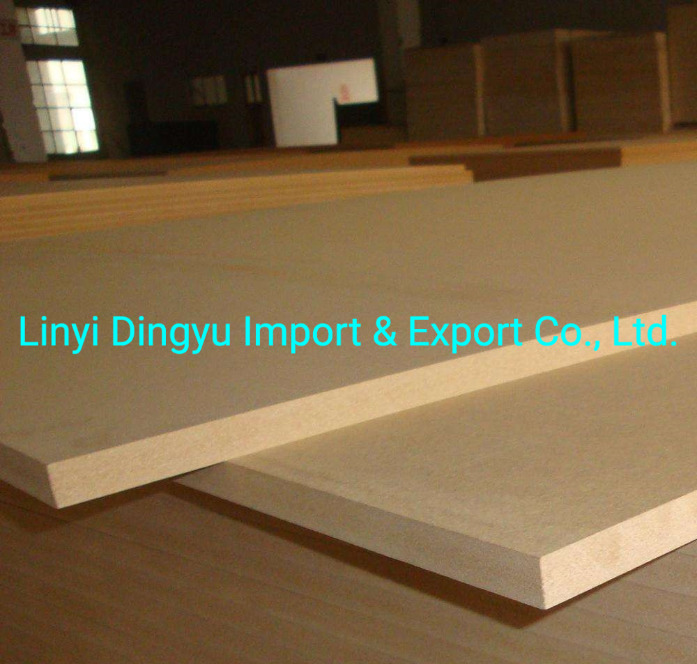 Factory Supply 2-18mm Raw MDF / Melamine Faced MDF Plain MDF