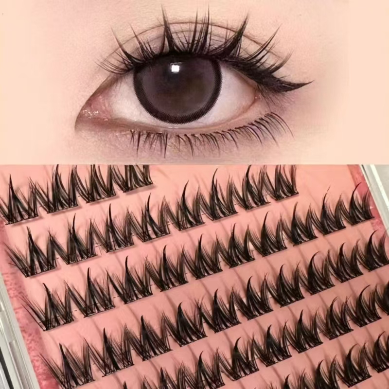Cute Round, Long, Flexible and Dense Innocent Dog-Style False Eyelashes