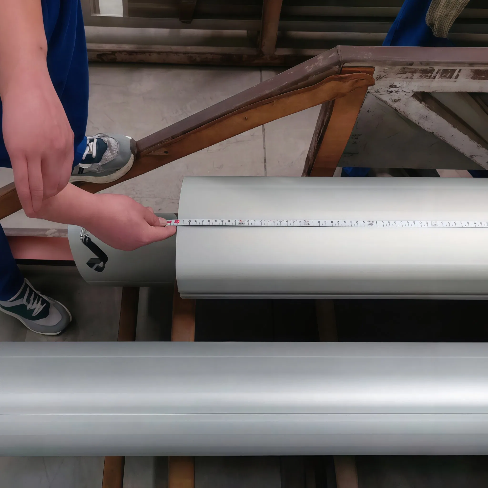 Custom 1180cm Length Aluminum Part Extrusion Section Profile Aluminum Mast