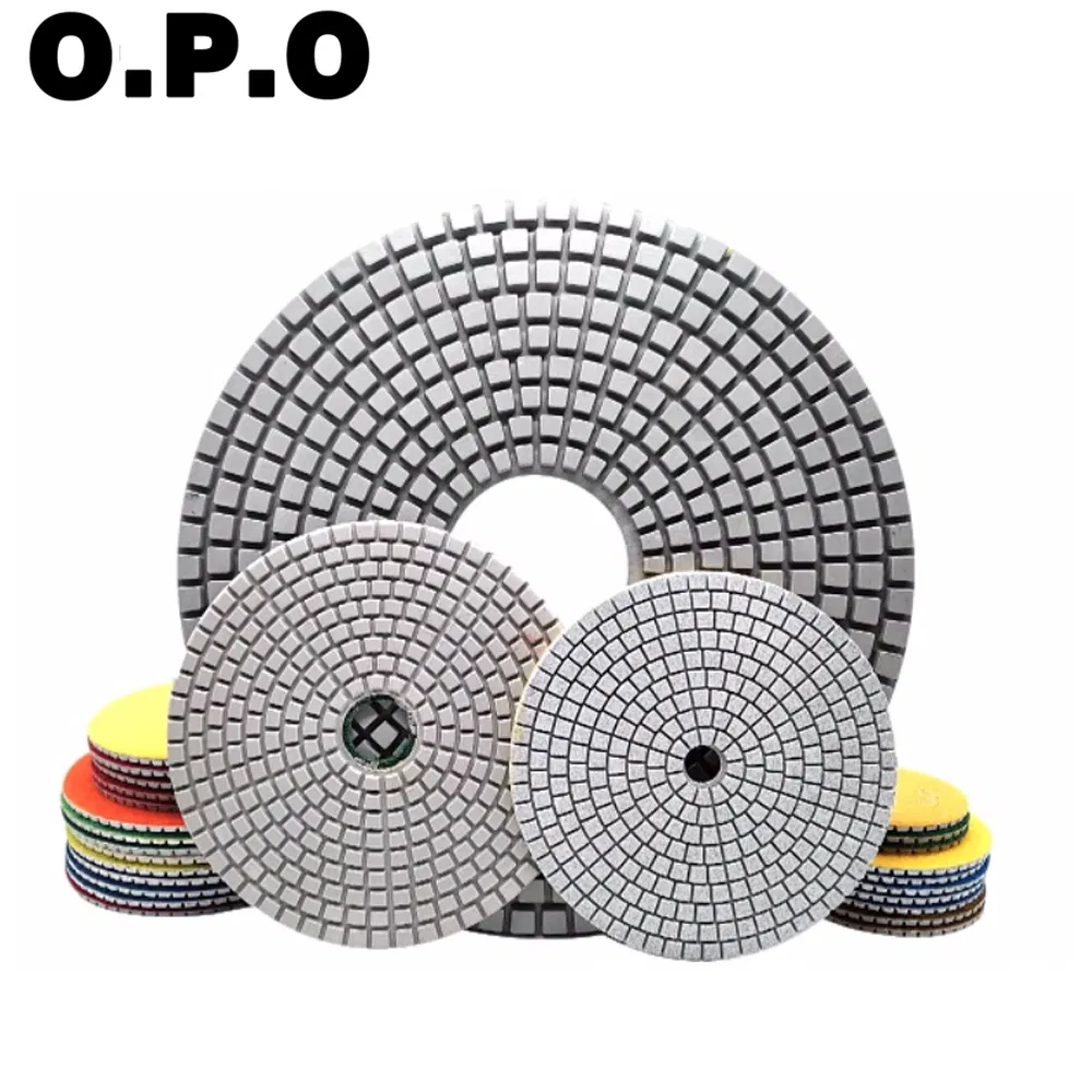 Алмазный шлифовальный диск 5 дюймов с липучкой и присоской