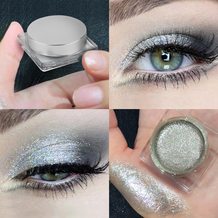 16 Colors Eye Shadow Gel Highly Pigmented Sparkling Glitter Diamond Metallic Wet Eyeshadow
