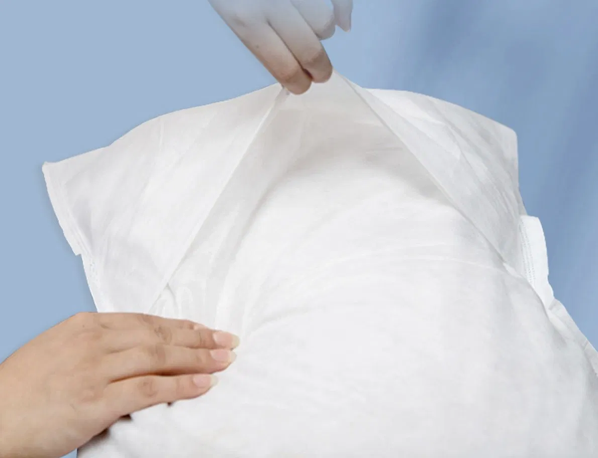 Hot Selling Customized Travel Nonwoven Pillow Cover Disposable Pillowcase Pillow Cover for Medical Hospital