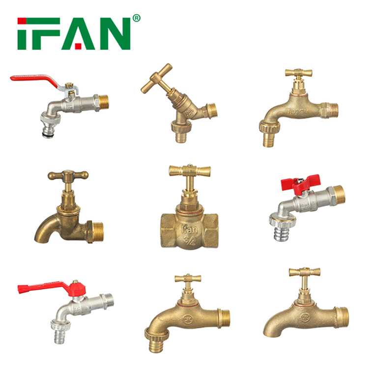 Латунный садовый кран-букса Ifan