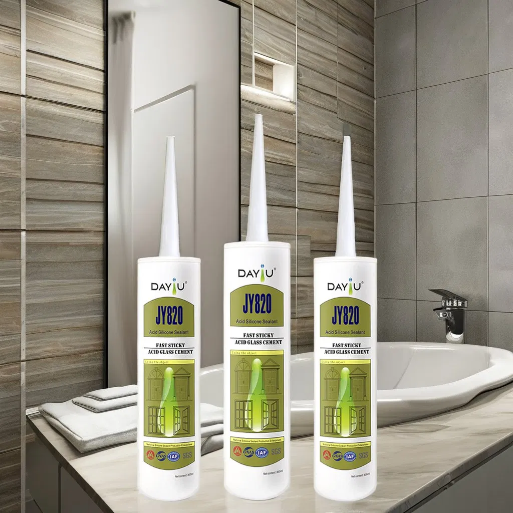 Excellent Adhesion to Glass Aluminum Cement Concrete Specially Designed Silicone Caulking Sealant