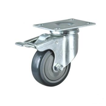 3inch Industrial Medium Duty Wheel Bolt Hole Polyurethane Caster Wheel