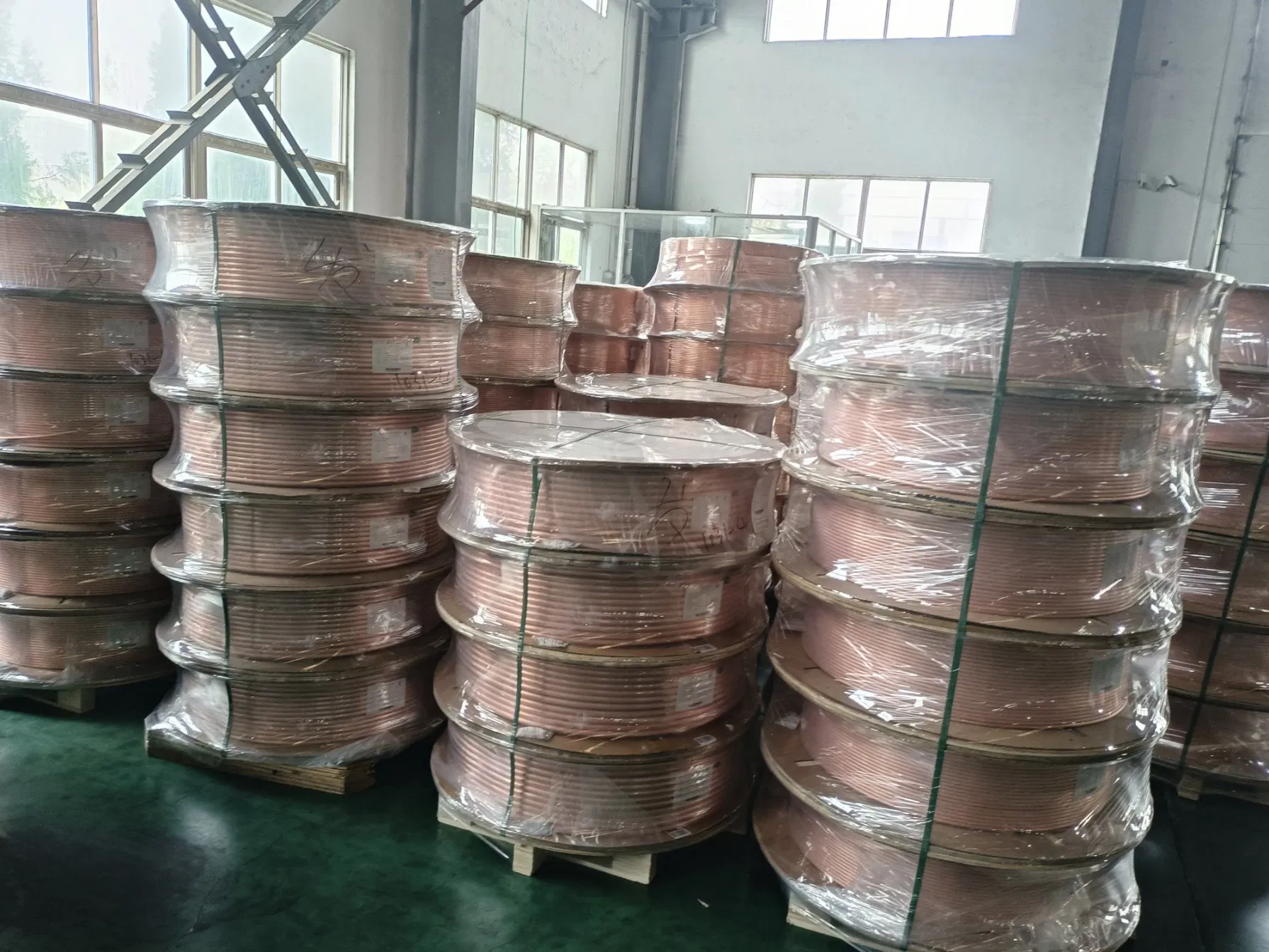 C17500 C17510 C18700 Red Pure Pancake Coil Copper Pipe/Tube Manufacturers Ensure Quality Wholesale Price with Welding Cutting and Bending Processing Services