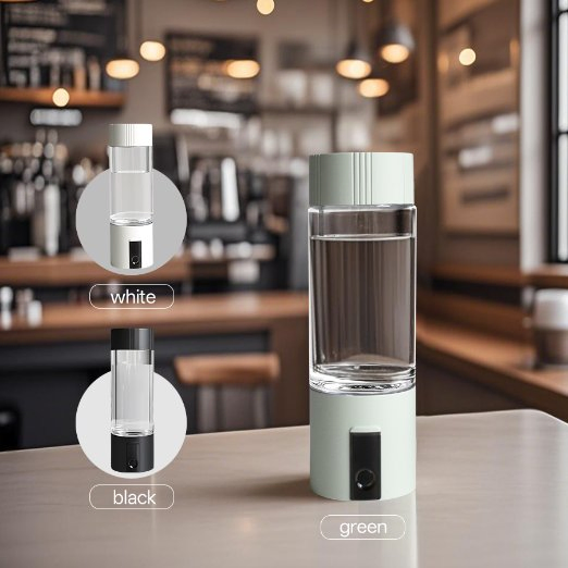 Cahmtf Spe/Pem 5000ppb 6-Layer Platinum Coating Hydrogen Water Bottle: Food-Grade Materials with LFGB Certification