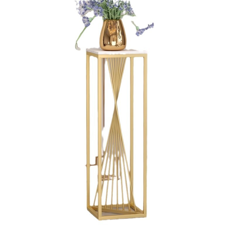 Good Quality Simple Iron Flower Stand Living Room Balcony Goods Rack Household Items