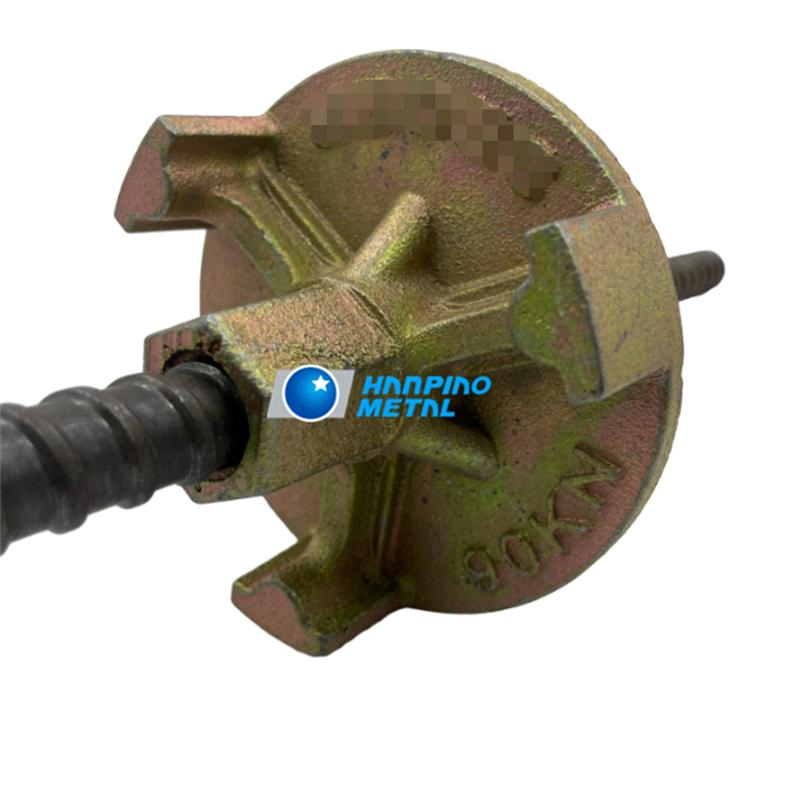 Hanpio System Casting Formwork Tie Rod 90 Kn Wing Nut for Concrete