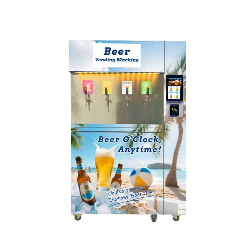 Weimi Self-Service Fresh Draft Alcohol Beer Vending Machine with Tap & Dispensing System