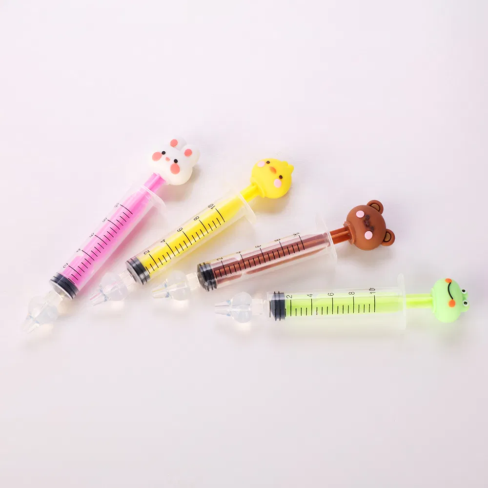 CE Certified Cute Baby Nasal Syringe Nose Washer 10ml Custom Baby Nasal Aspirator with Saline
